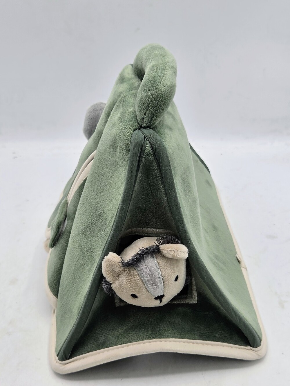 Lambs & Ivy Safari Tent Plush Nursery Toy Set Green Plush Animals 5pc - Picture 4 of 16